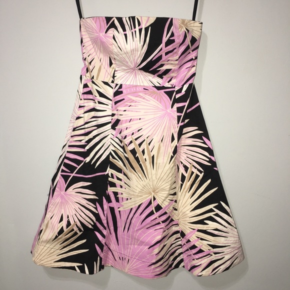 GAP Dresses & Skirts - 1 GAP Strapless Palm Tree Tropical Vacation Dress